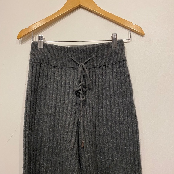 Free People Intimately Ribbed Sweater Pants in Grey - Picture 5 of 7